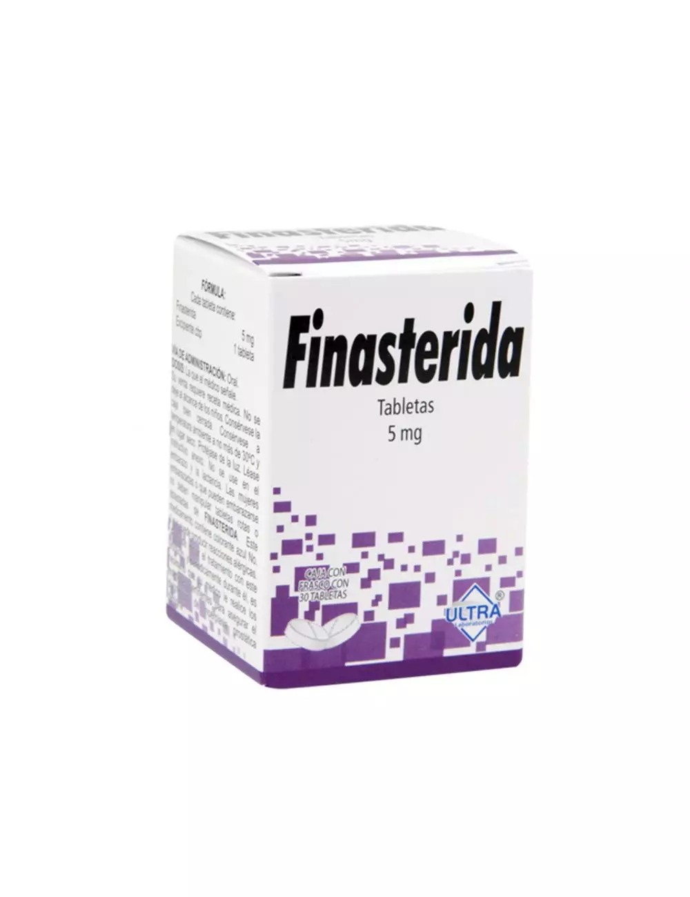 Finasterida 5 mg Caja Con Frasco Con 30 Tabletas