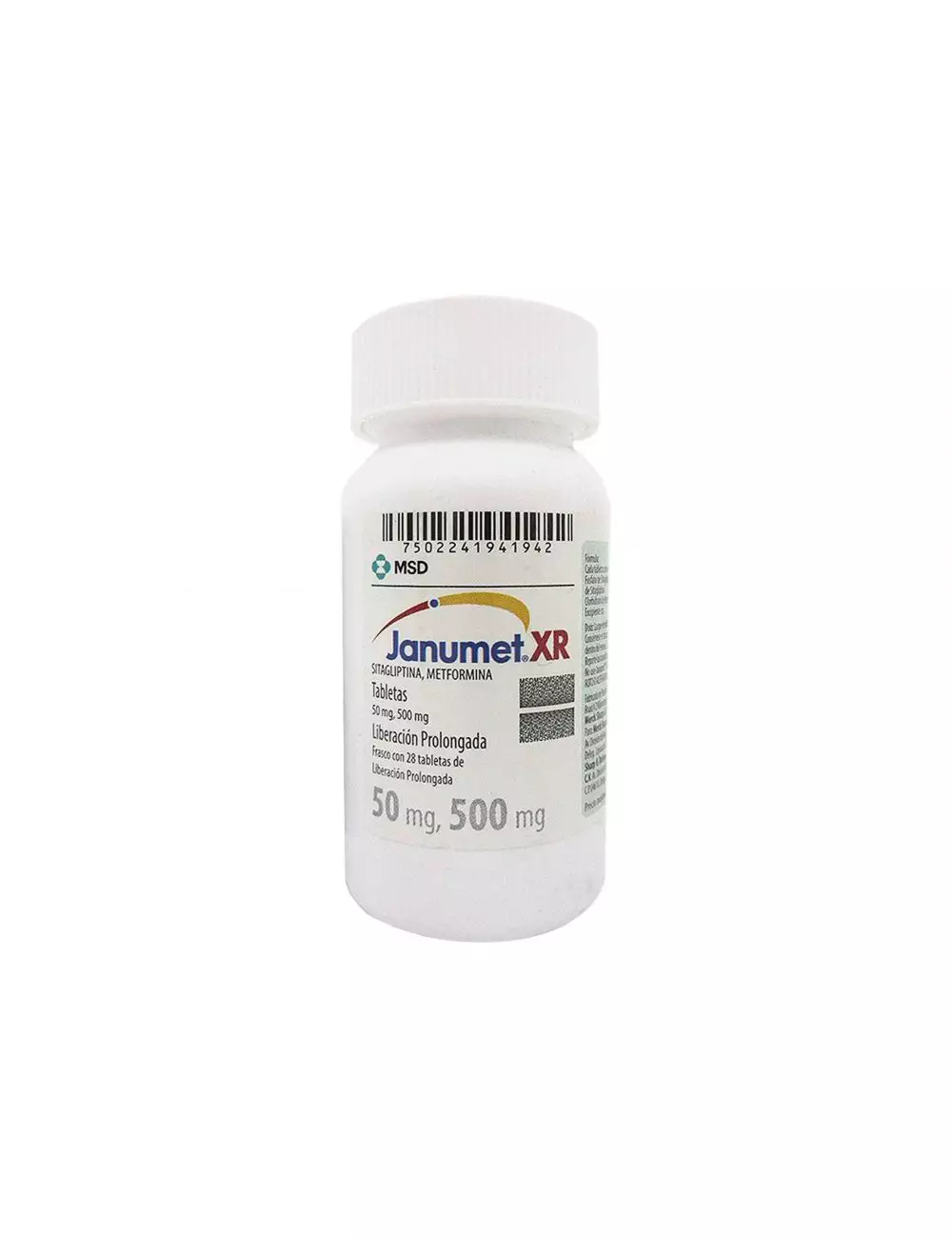 Janumet Xr 50mg/500 mg Caja Con 28 Tabletas Liberacion Prolongada