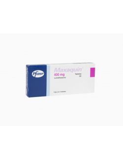 Maxaquin 3-D 400 mg Caja Con 3 Tabletas -RX2