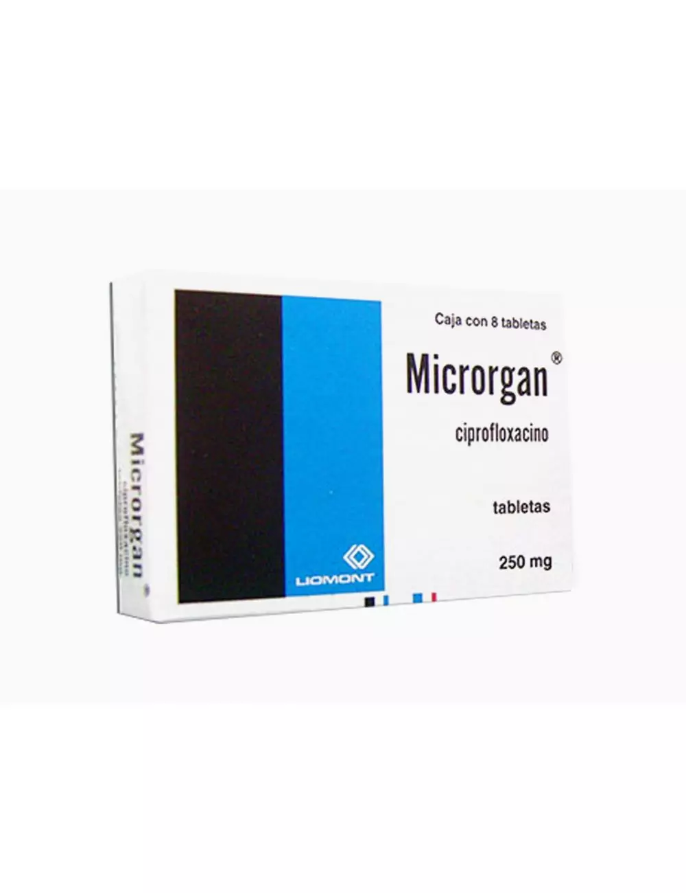 Microrgan 250 mg Caja Con 8 Tabletas -RX2