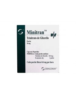 MINITRAN 36MG 10MG 24HRS PARCH