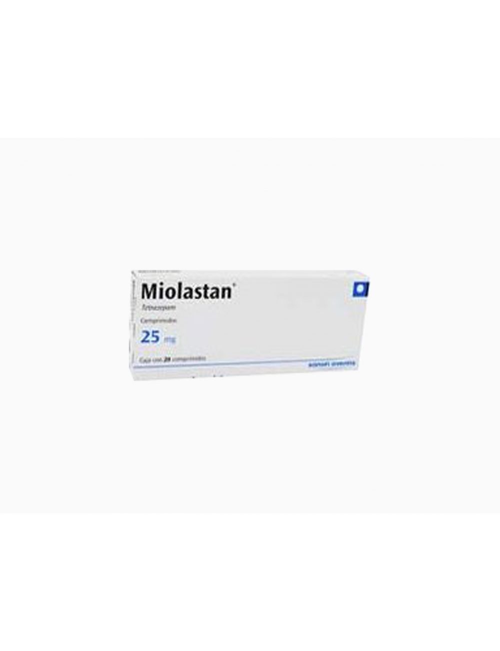 Miolastan 25 mg Caja Con 20 Comprimidos