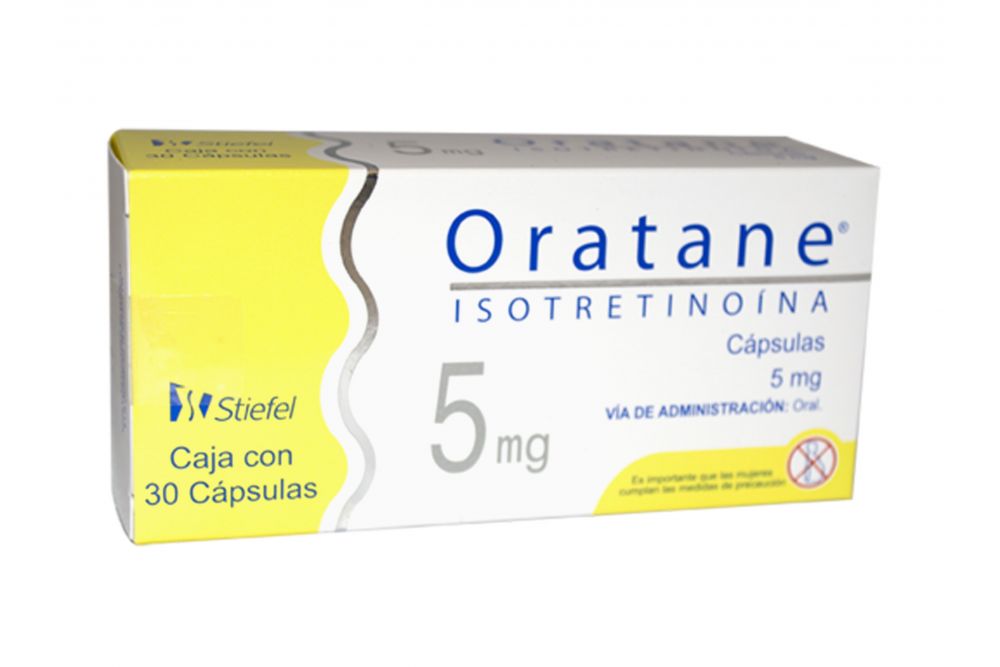Oratane 5 mg Caja Con 30 Cápsulas - RX1