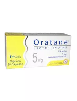 Oratane 5 mg Caja Con 30 Cápsulas - RX1