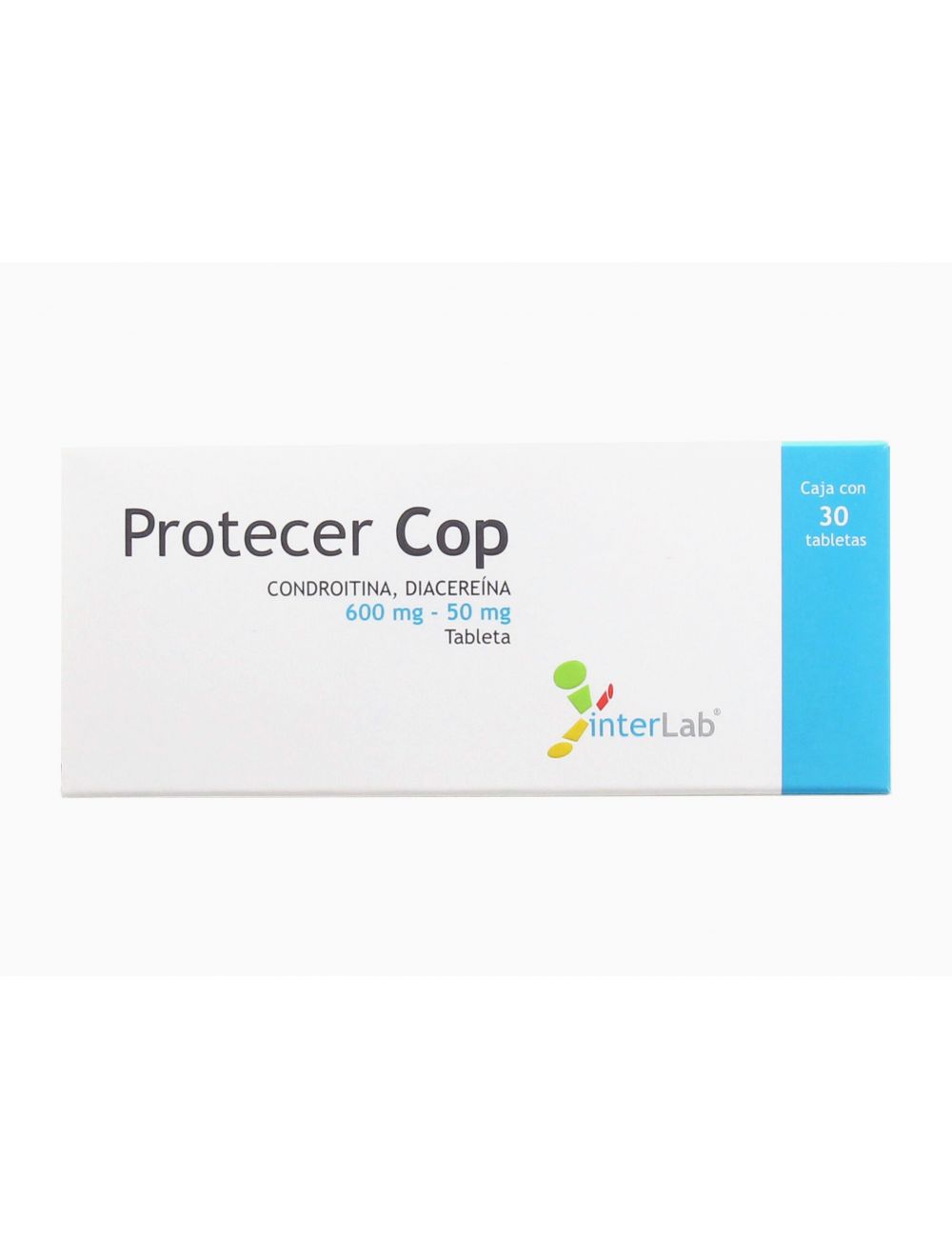 Protecer Cop® 600mg/50mg (Condroitina + Diacereina) - 30 Tabletas - Interlab
