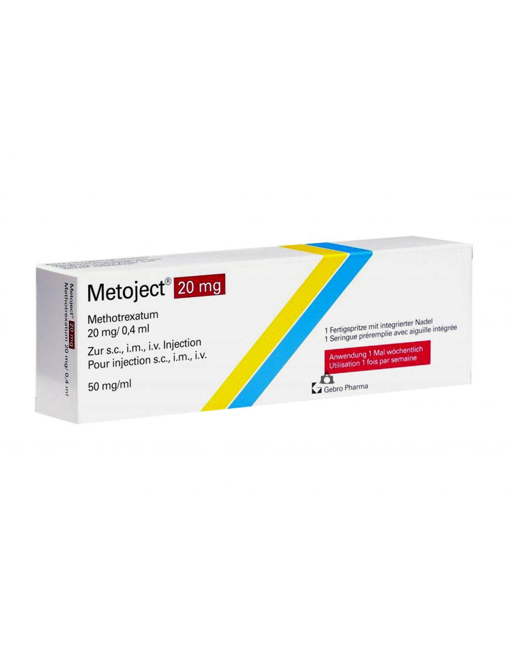 METOJECT 20MG SOL INY 1X.40ML - RX