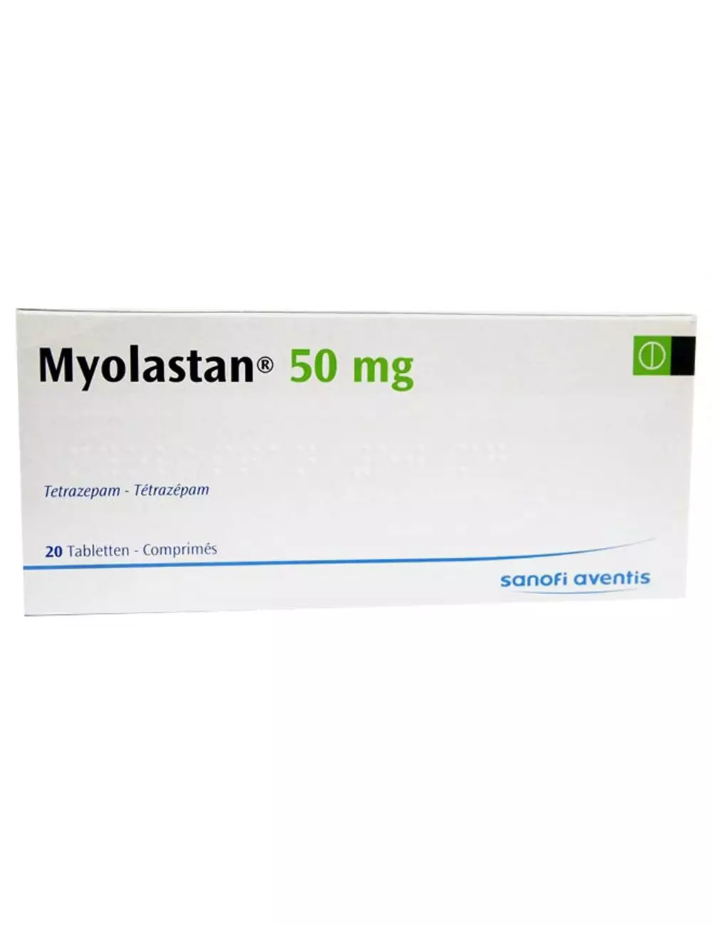 MIOLASTAN 50MG C/20 COMPS