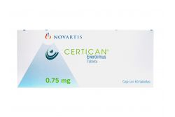 Certican 0.75 mg Caja Con 60 Tabletas