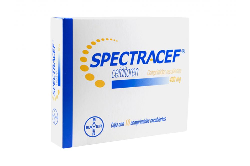 Spectracef 400 mg Caja Con 10 Comprimidos - RX2