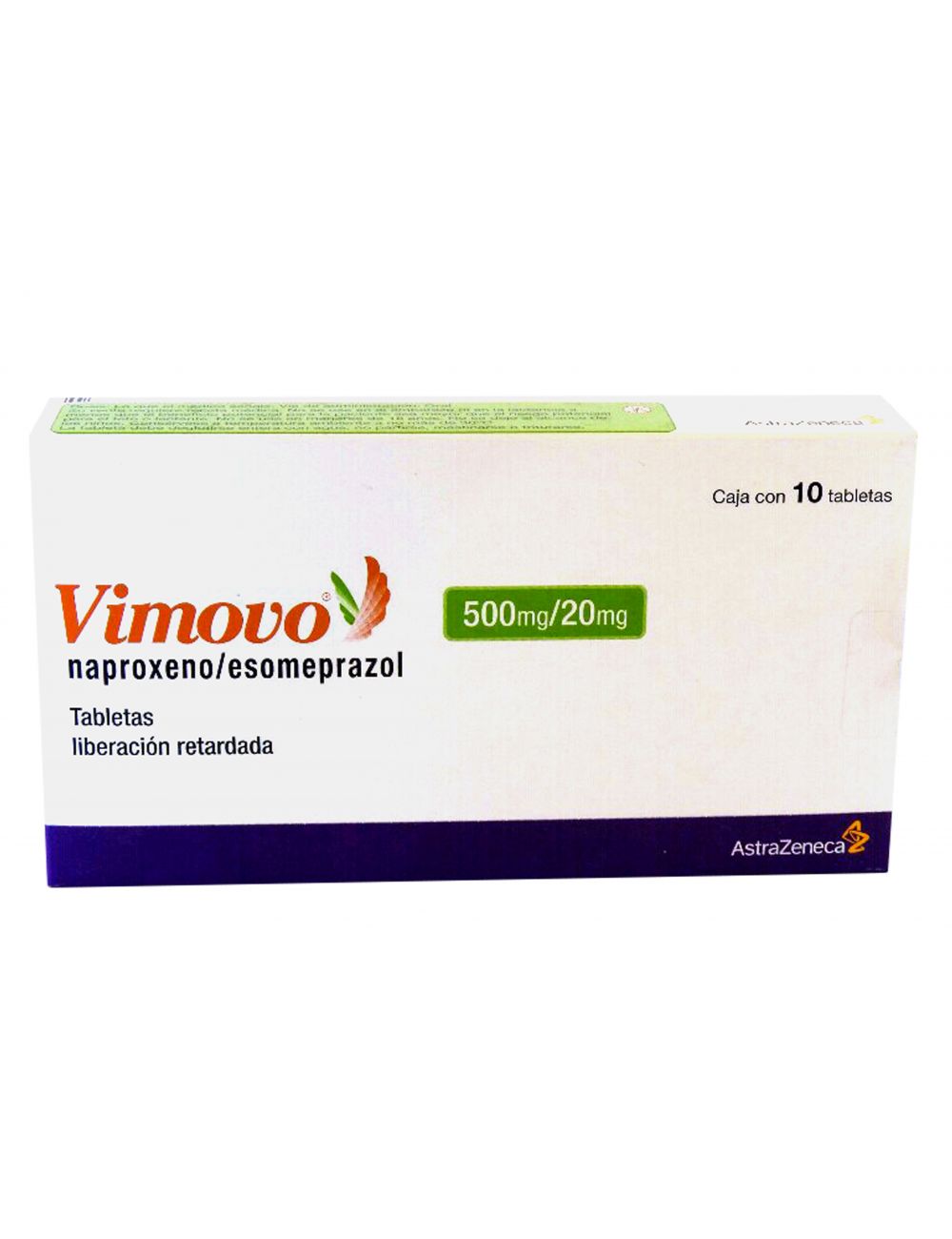 VIMOVO 500 20MG TAB 10