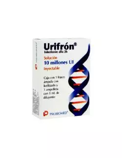 Urifron® 10 Millones UI (Interferón Alfa 2b Inyectable) - Probiomed RX3