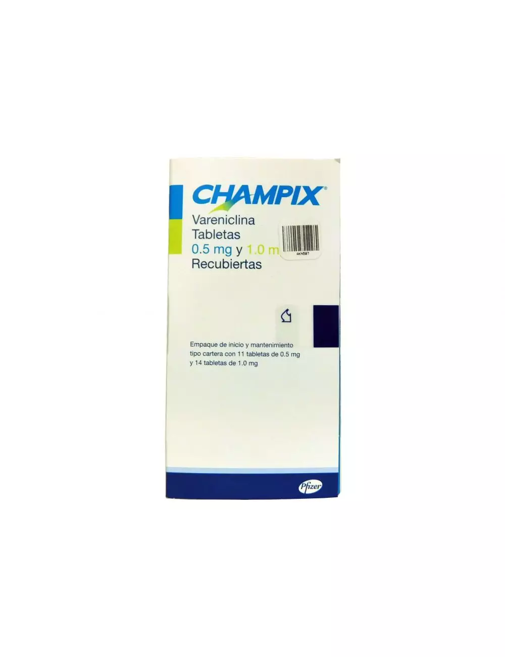 Champix Cartera Con 11 Tabletas 0.5mg y Cartera Con 14 Tabletas 1mg