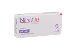 Nitrest 10 10 mg. 10 Tabletas - RX1