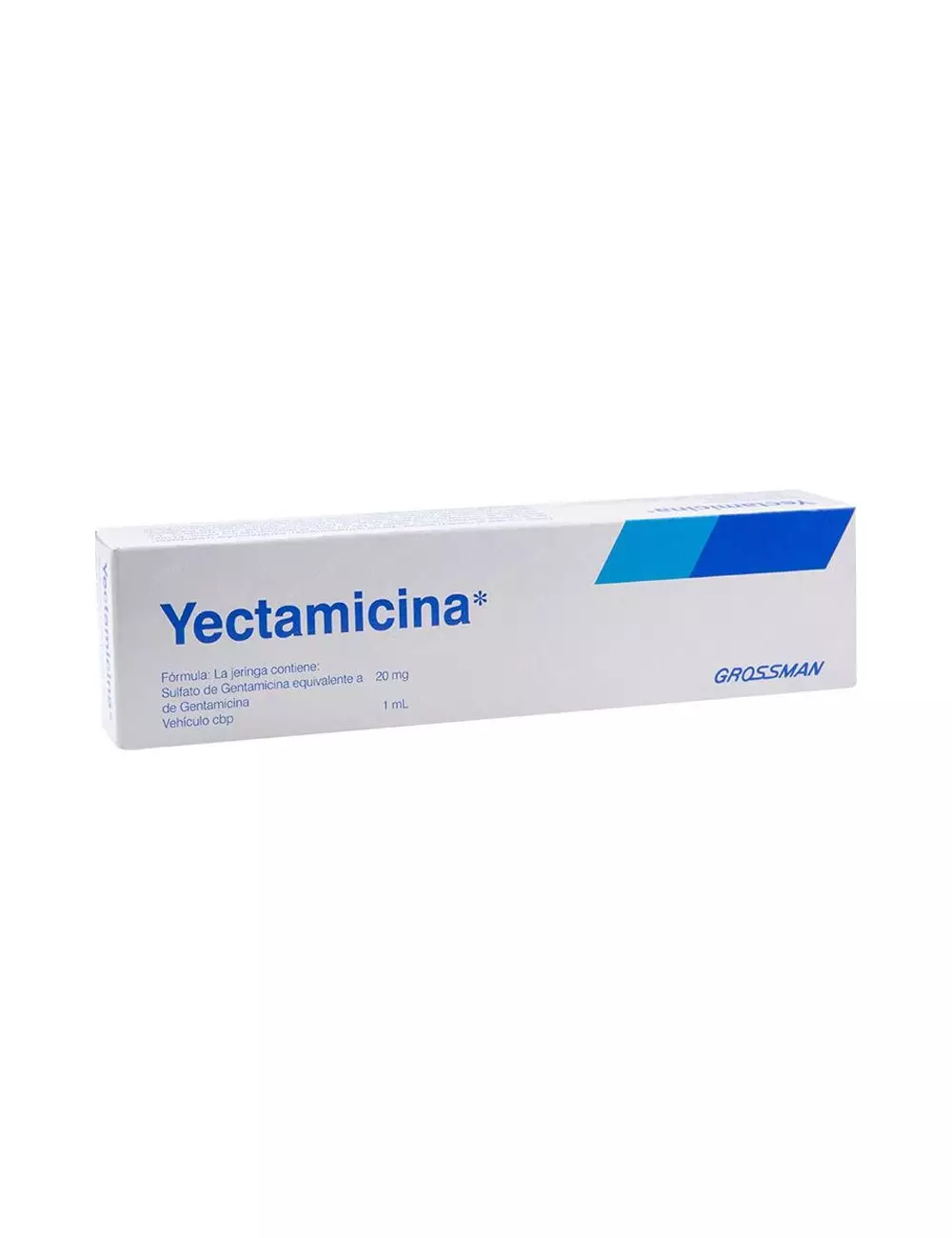 Yectamicina 20 mg Caja Con Una Jeringa Inyectable 1 mL- RX2