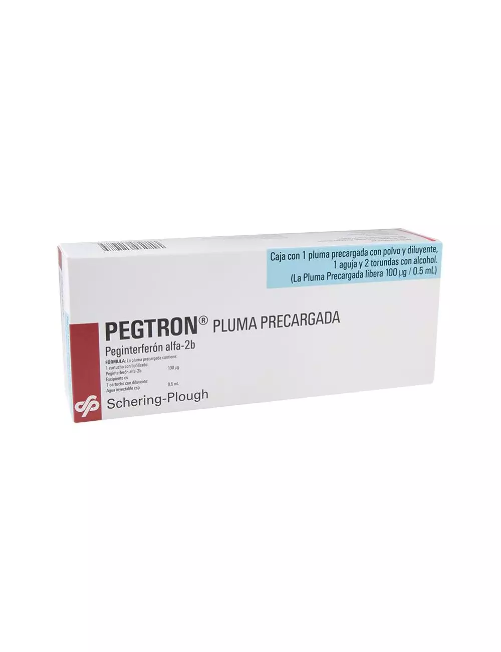 PEGTRON® 100µg/0.5ml (Peginterferón alfa-2b) - Pluma PreCargada + Accesorios - Schering-Plough RX3