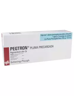PEGTRON® 100µg/0.5ml (Peginterferón alfa-2b) - Pluma PreCargada + Accesorios - Schering-Plough RX3