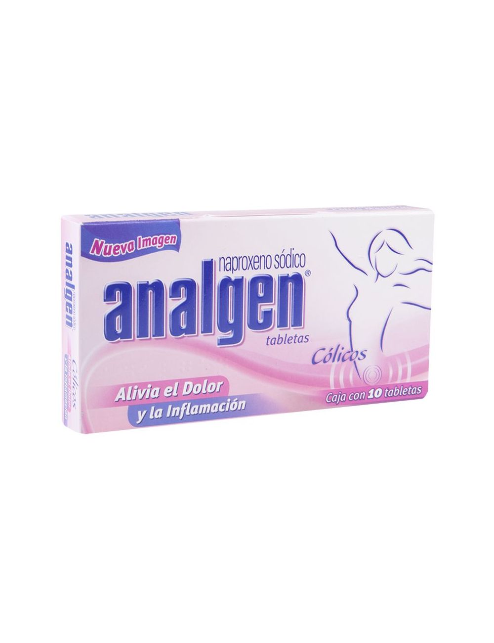 Analgen Cólicos 220 mg Caja Con 10 Tabletas