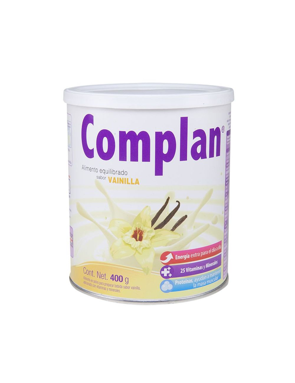 Complan Lata Con 400 g Sabor Vainilla