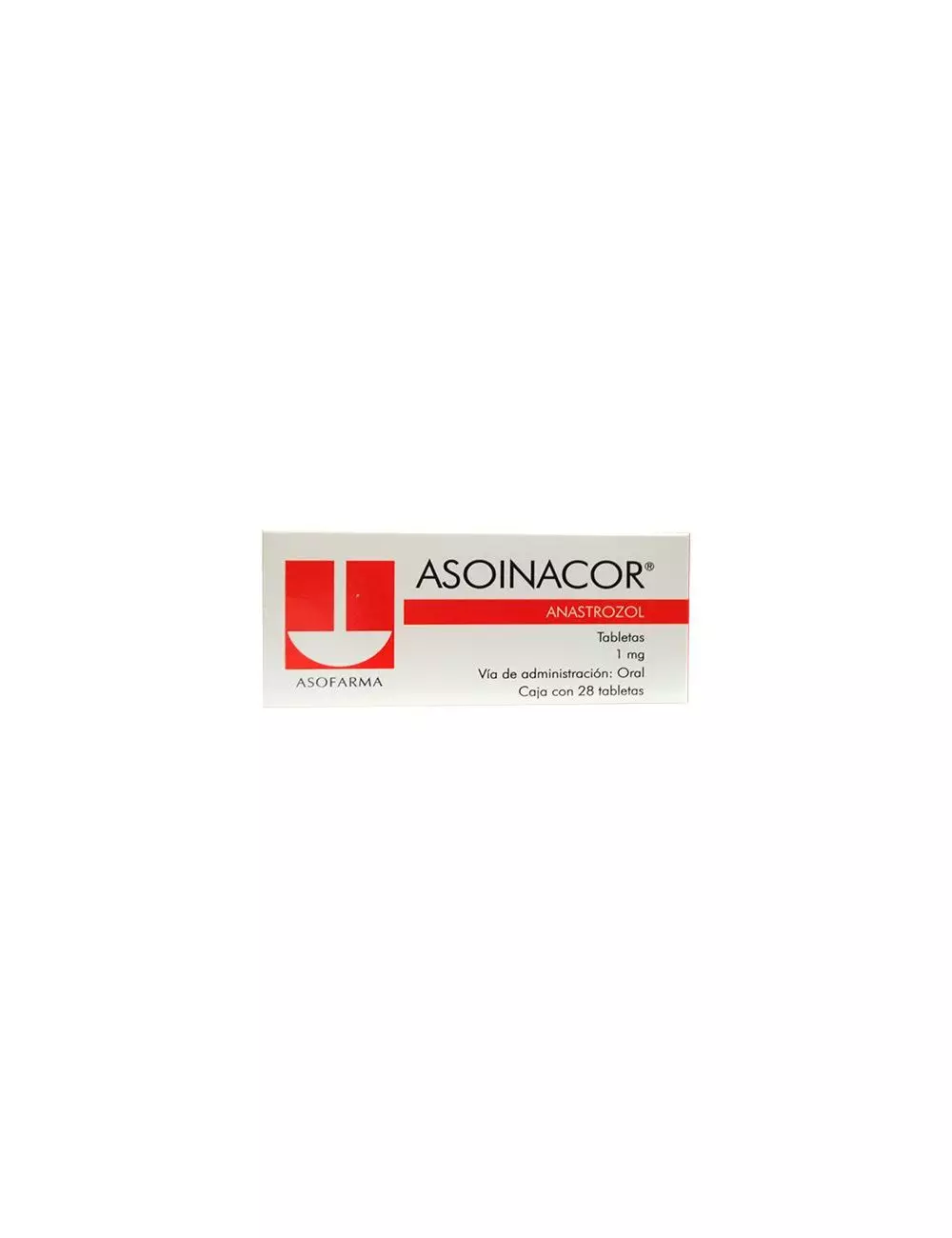 Asoinacor 1 mg Caja Con 28 Tabletas