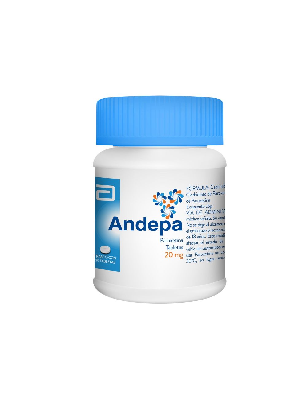 Andepa 20 mg Frasco Con 20 Tabletas