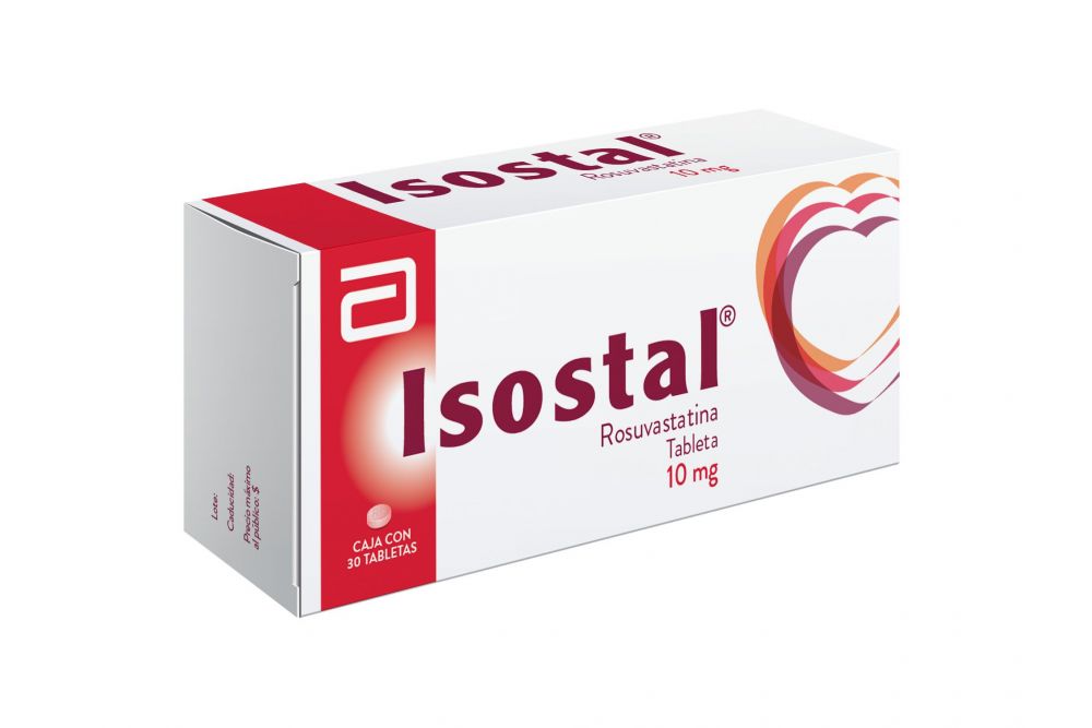 Isostal 10 mg Caja Con 30 Tabletas