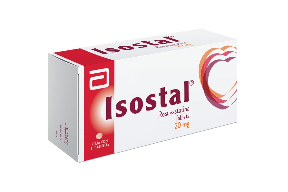 Isostal 20 mg Caja Con 30 Tabletas