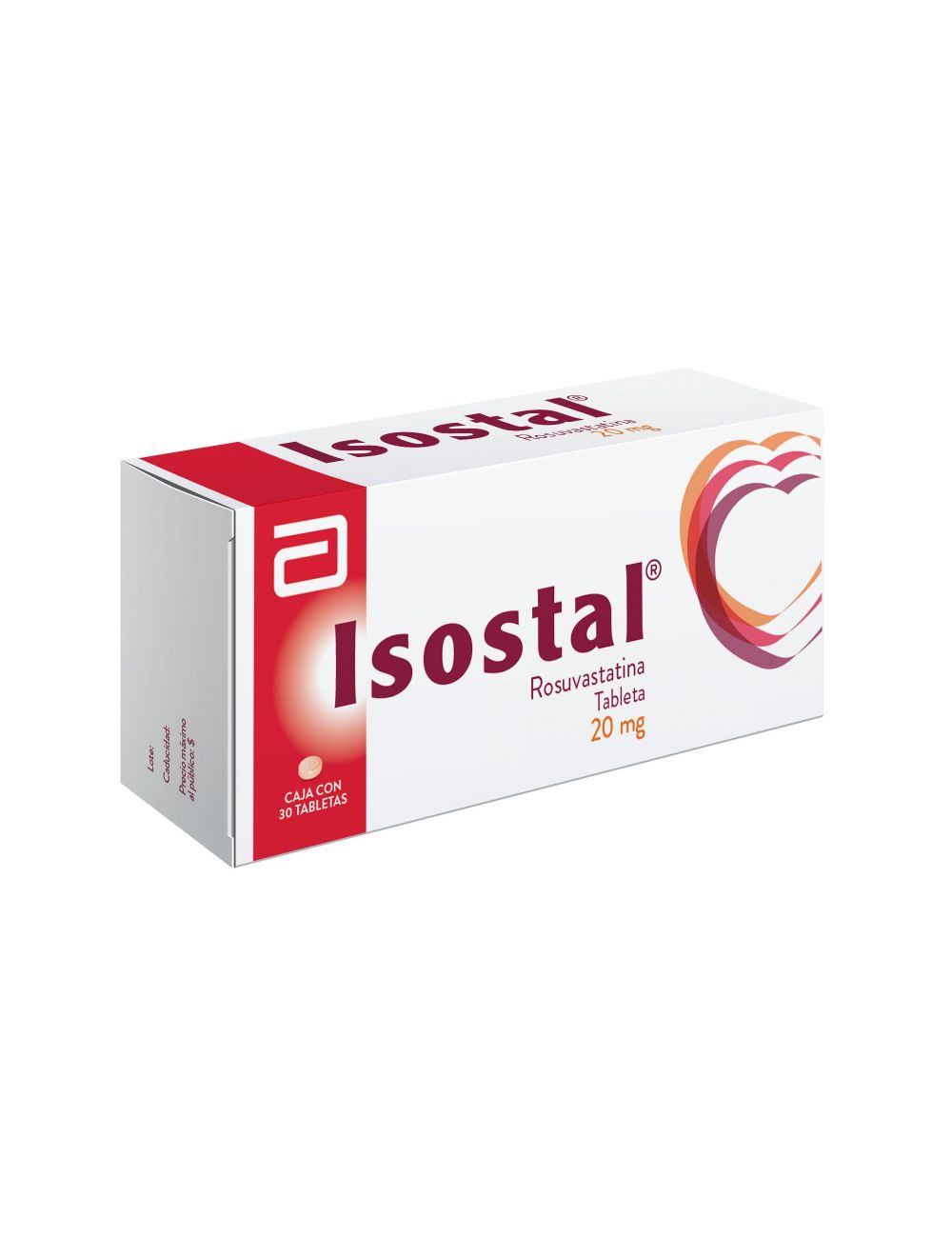 Isostal 20 mg Caja Con 30 Tabletas