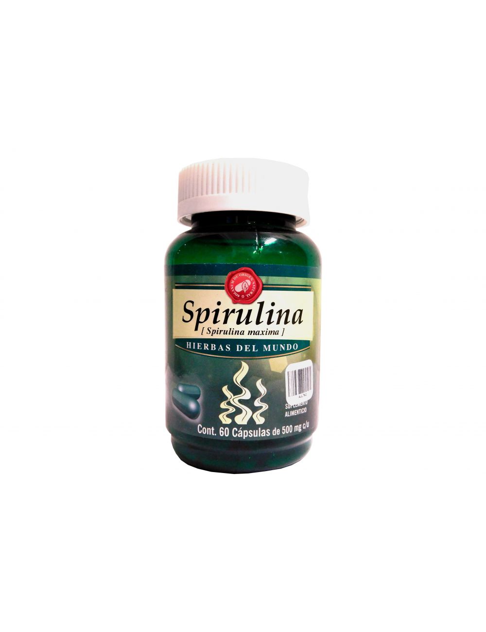 Solanum Alga Spirulina Suplemento Alimenticio Con 60 Cápsulas