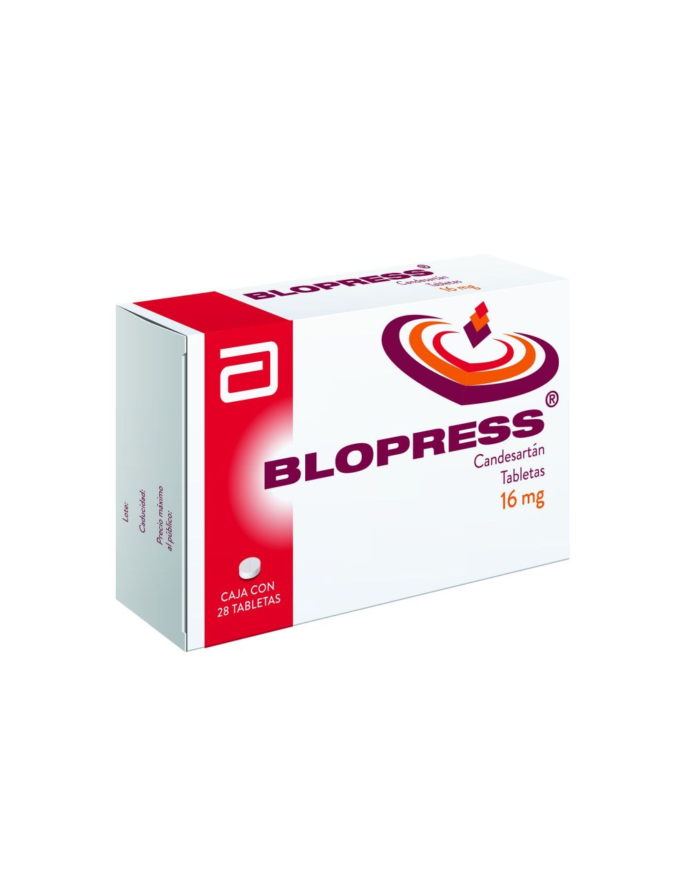 Blopress 16 mg Caja Con 28 Tabletas Blopress 16 mg Caja Con 28 Tabletas