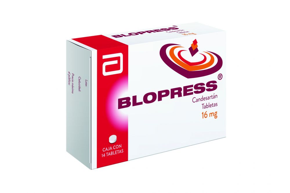 Blopress 16 mg Caja Con 14 Tabletas