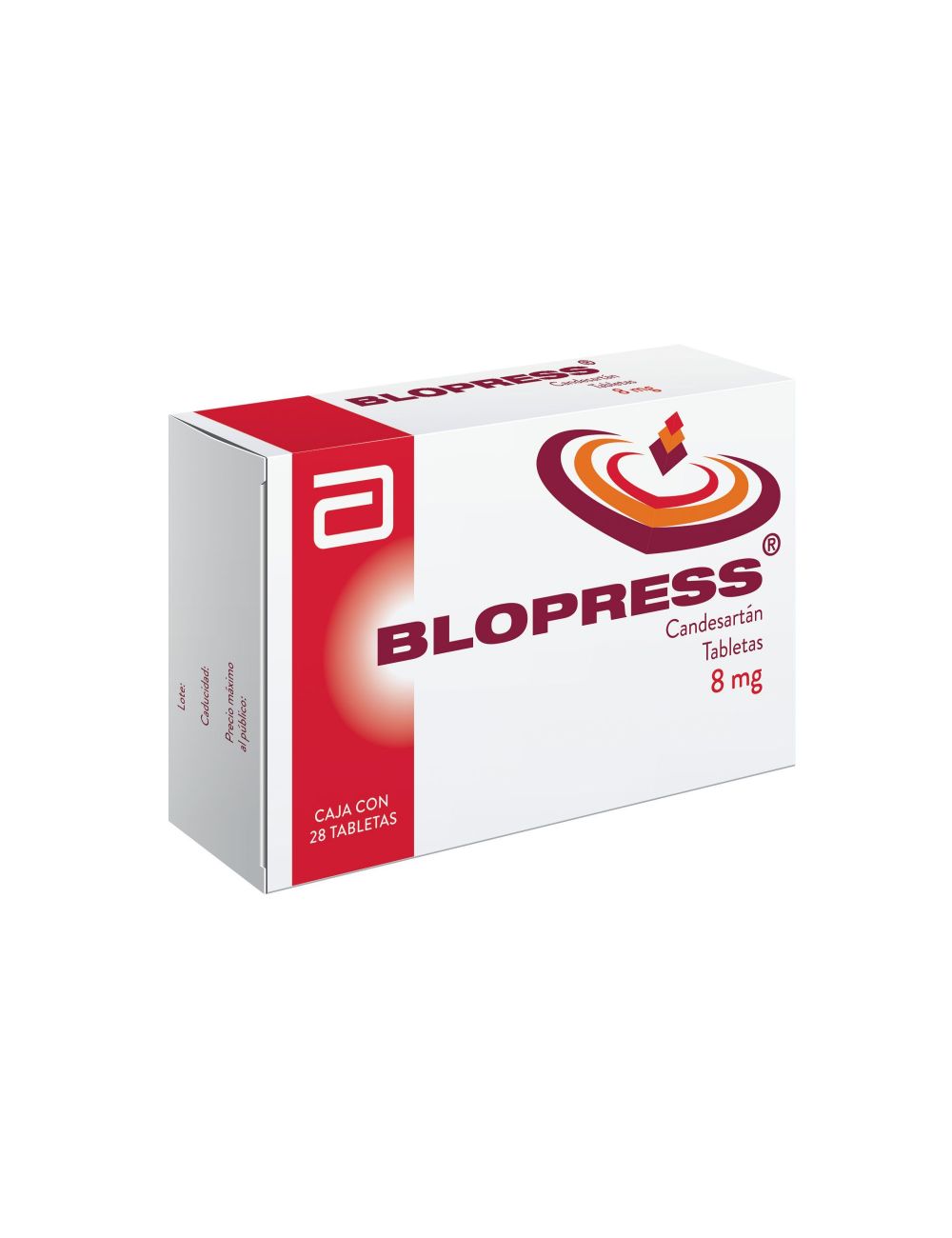 Blopress 8 mg Caja Con 28 Tabletas Blopress 8 mg Caja Con 28 Tabletas
