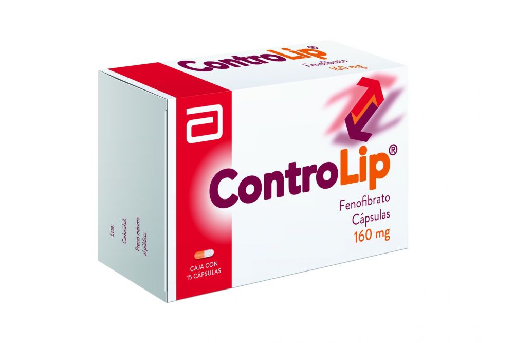 ControLip 160 mg Caja Con 15 Cápsulas
