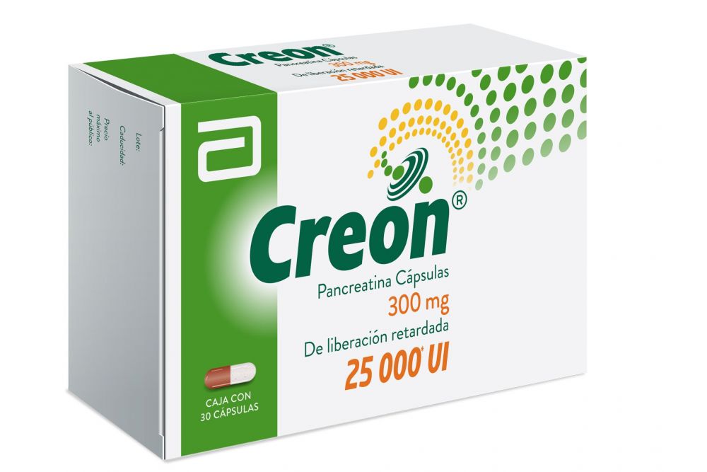 Creon 300 mg Caja Con 30 Cápsulas 25000 UI