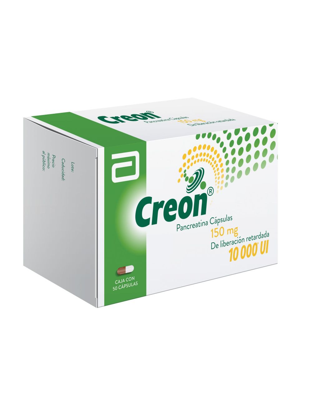 Creon 150 mg/10000UI Caja Con 50 Cápsulas