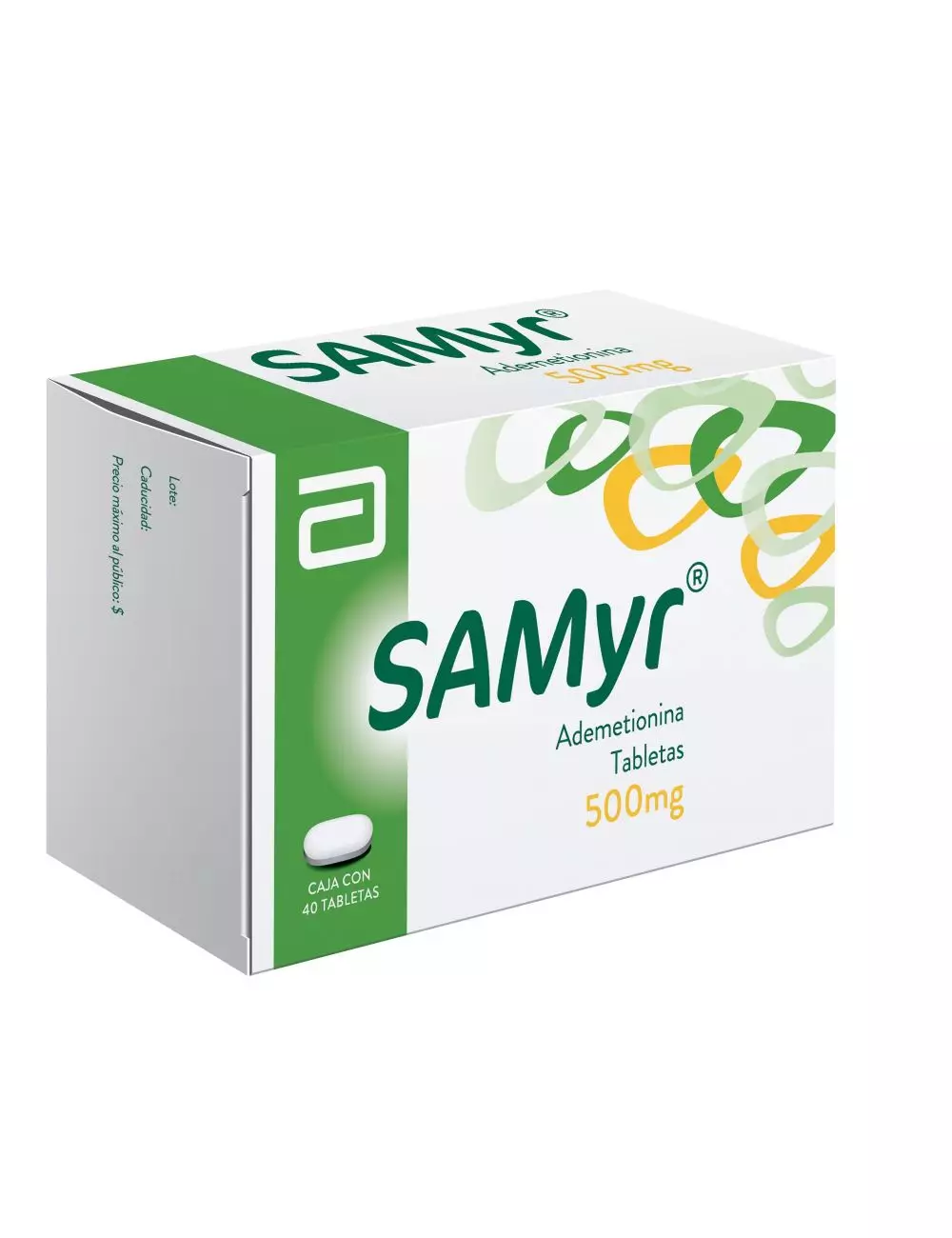 Samyr 500 mg Caja Con 40 Tabletas