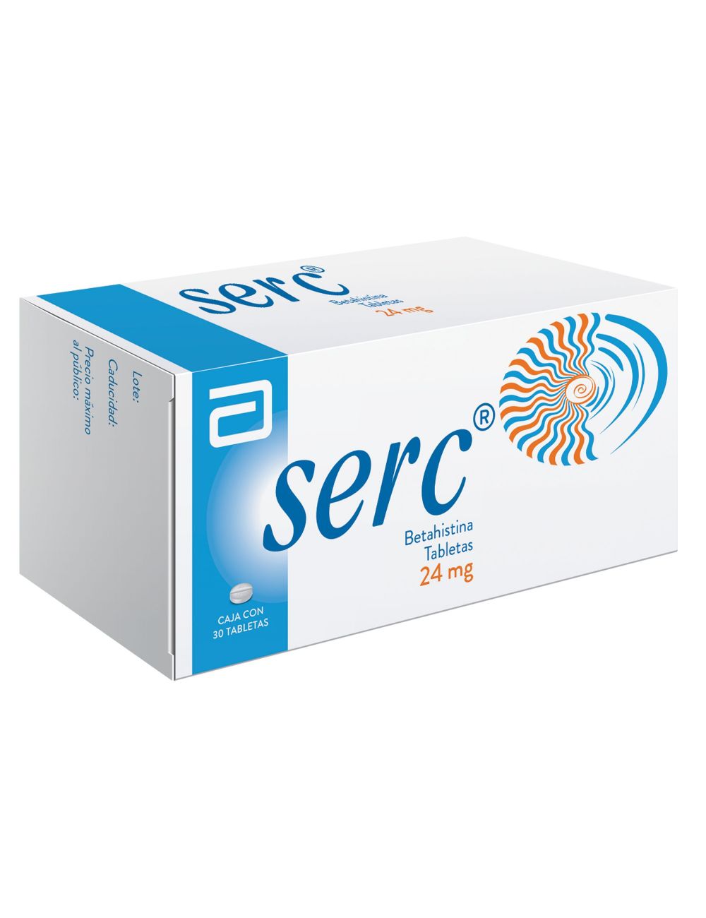FRM-Serc 24 mg Caja Con 30 Tabletas FRM-Serc 24 mg Caja Con 30 Tabletas