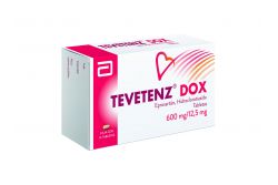 Tevetenz Dox 600 mg/ 12.5 mg Caja Con 14 Tabletas