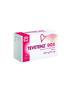 Tevetenz Dox 600 mg/ 12.5 mg Caja Con 14 Tabletas