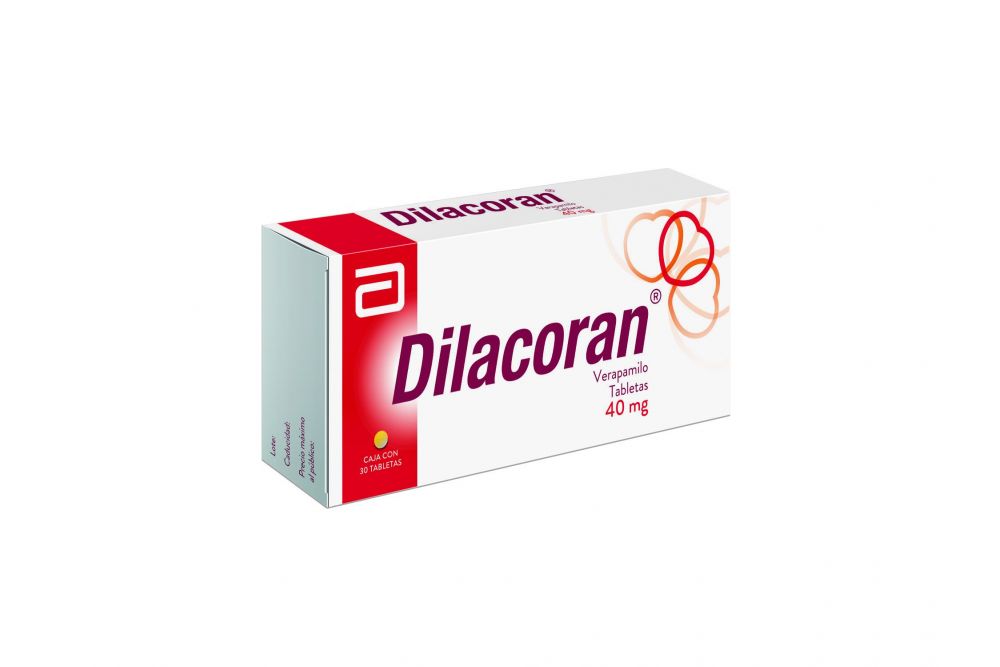 Dilacoran 40 mg Caja Con 30 Tabletas