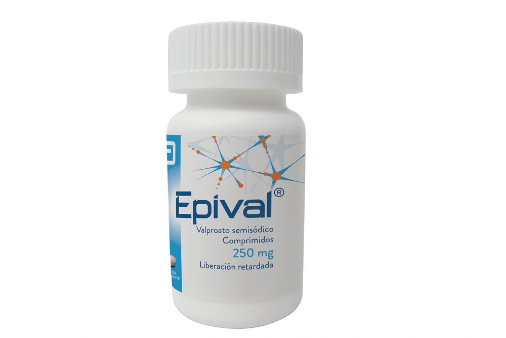 Epival 250 Mg Frasco Con 30 Comprimidos