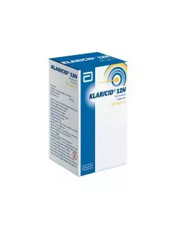 FRM-Klaricid 12 H Suspensión 250 mg Caja Con Frasco Con Granulo Para 60 mL - RX2