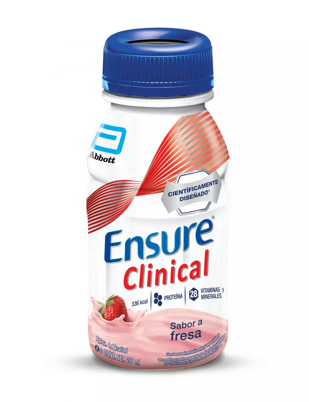 FRM-Ensure Clinical Envase Con 237 mL Sabor Fresa