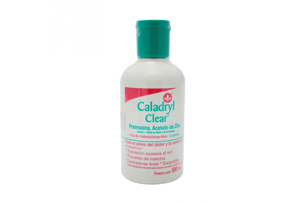 Caladryl Clear Loción En Crema Frasco Con 180 mL