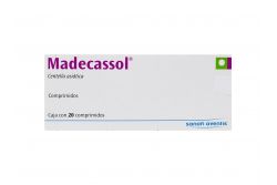 Madecassol 10 mg Caja Con 20 Comprimidos