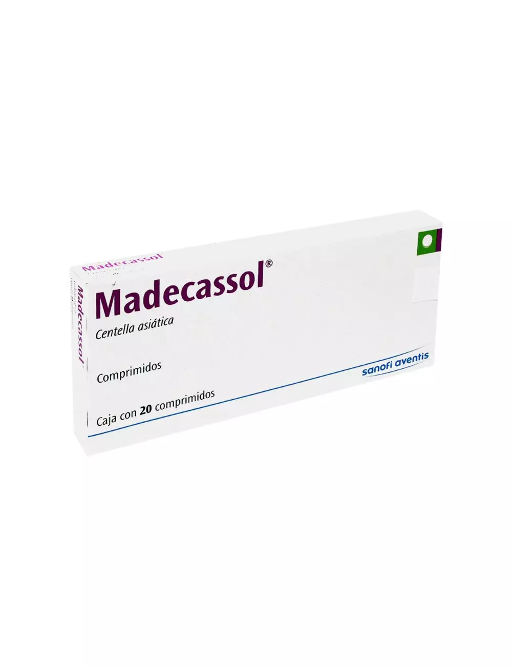 Madecassol 10 mg Caja Con 20 Comprimidos