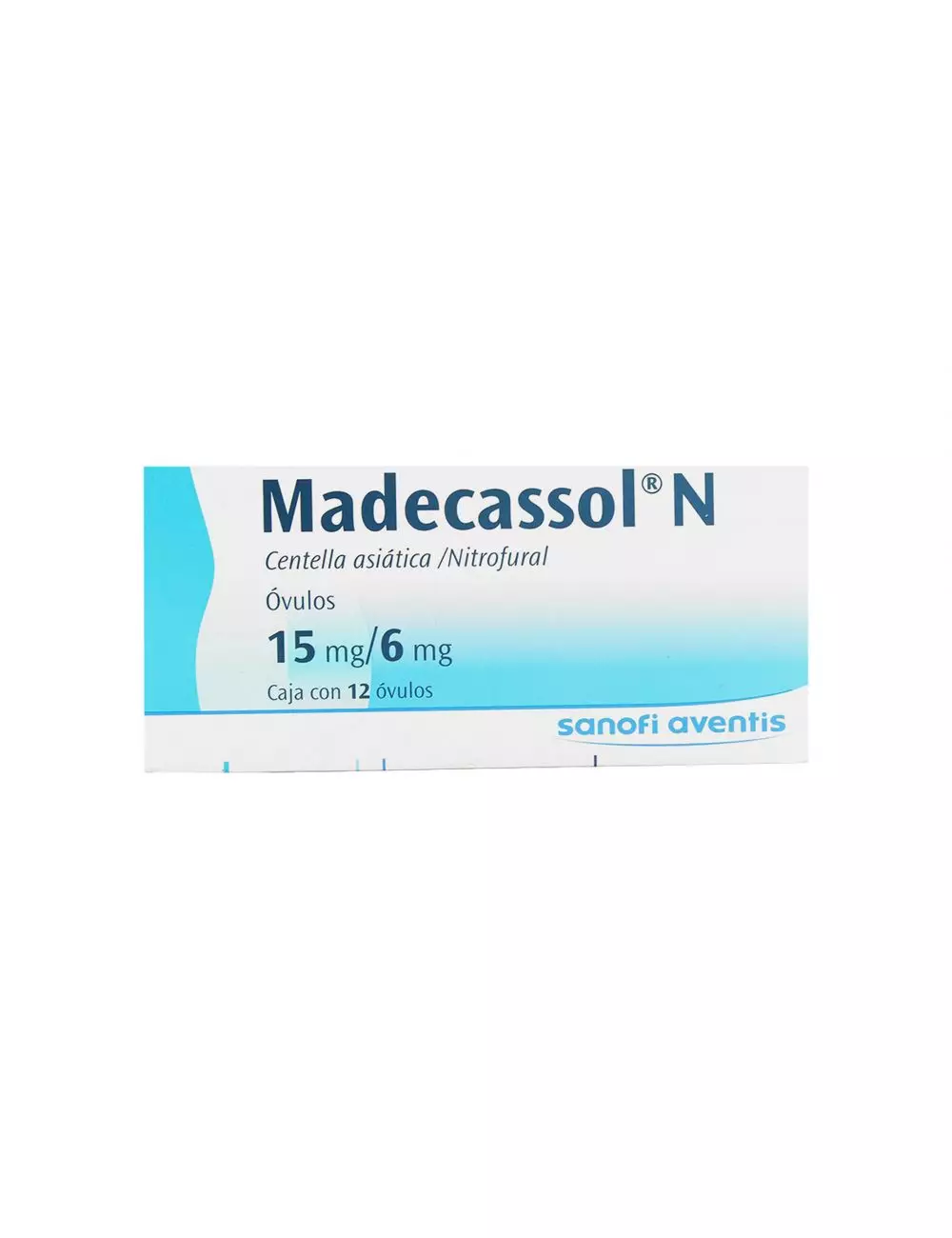 Madecassol N 15 mg / 6 mg Caja Con 12 Óvulos