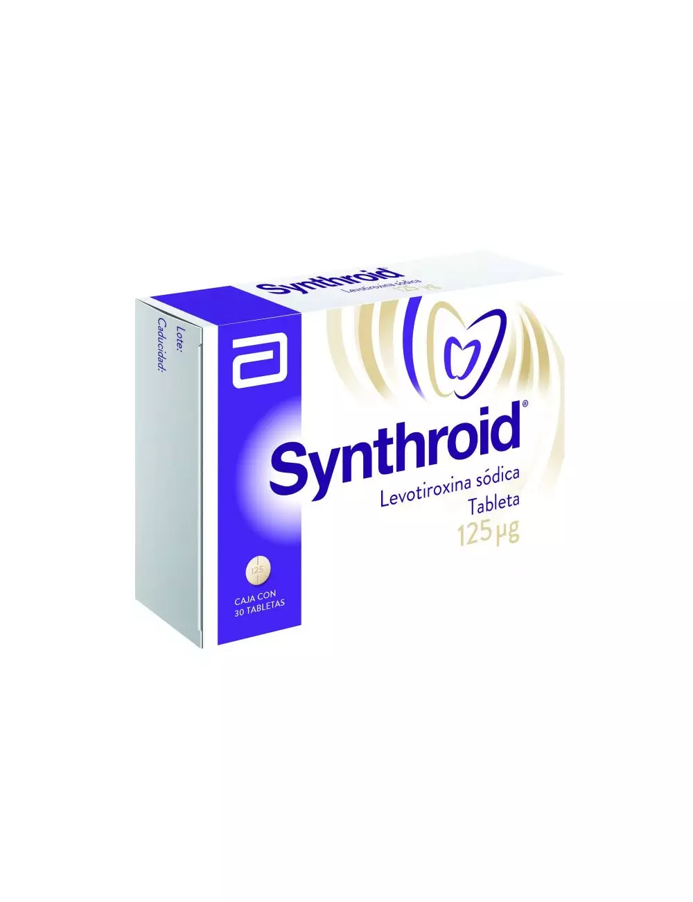 BTQ-Synthroid 125 mcg Caja Con 30 Tabletas