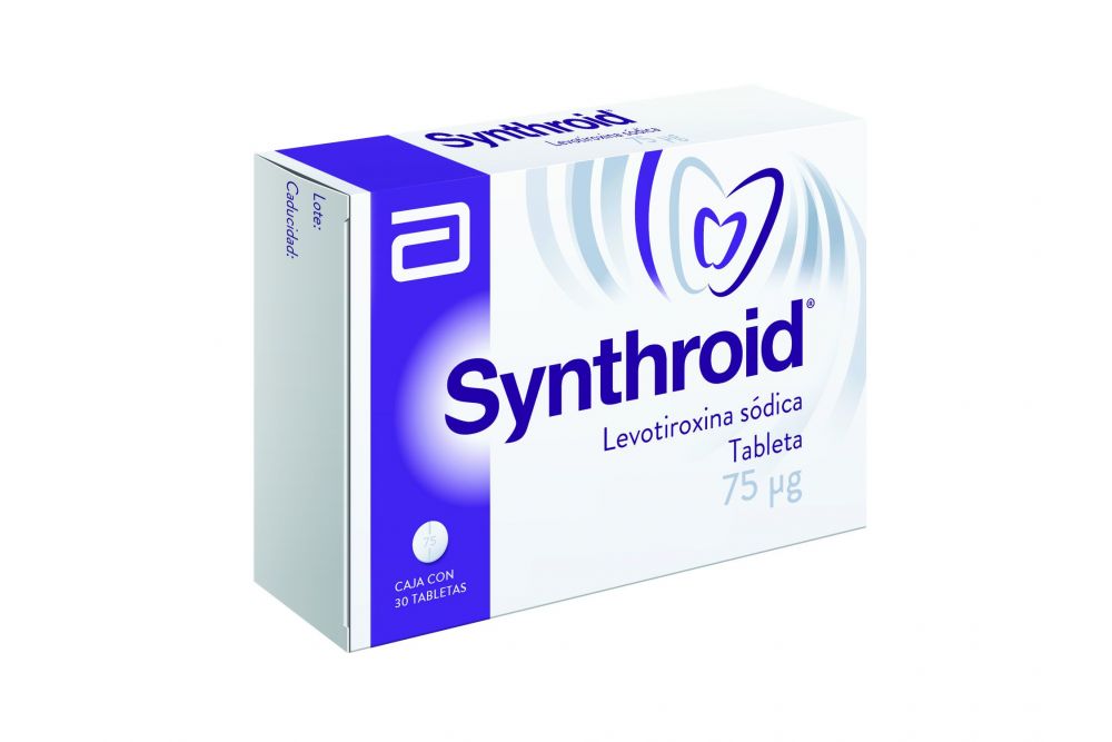 BTQ-Synthroid 75 Mcg Caja Con 30 Tabletas