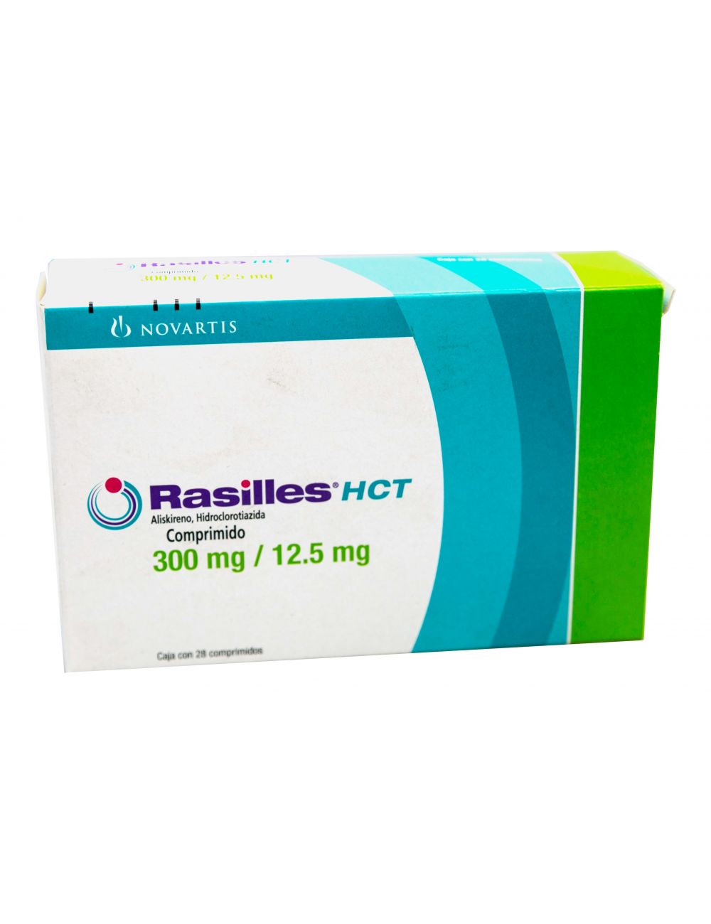 Rasilles HCT 300 / 12.5 mg Caja Con 28 Comprimidos