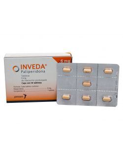 INVEDA® 6mg (Paliperidona) - 14 Tabletas de Liberación Prolongada - Janssen